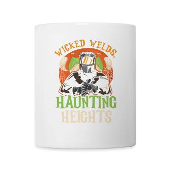 Wicked Welds Haunting Heights Schweißer Halloween - Tasse - Weiß - Vorne