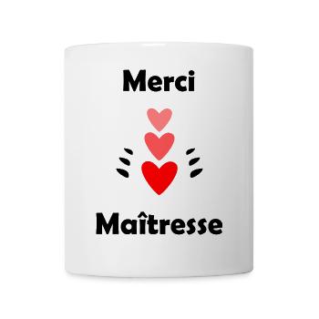 MISTRESS. THANK YOU. THANK YOU MISTRESS. GIFT - Mug - white - Front