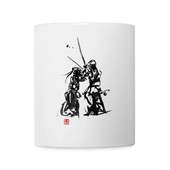 Kendo, eine Kampfkunst aus Japan - Tasse - Weiß - Vorne