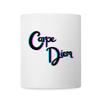Nutze den Tag - Tasse - Weiß - Vorne