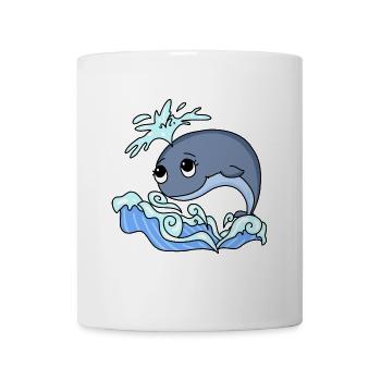 Wal - Tasse - Weiß - Vorne