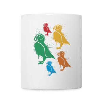 Papageitaucher Puffins Mädchen Kinder Puffin - Tasse - Weiß - Vorne