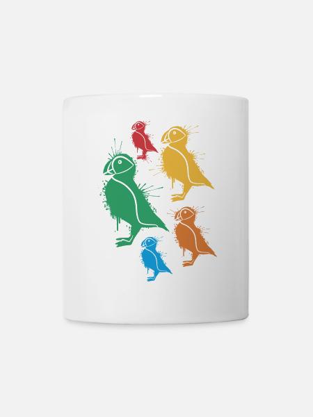 Papageitaucher Puffins Mädchen Kinder Puffin - Tasse - Weiß