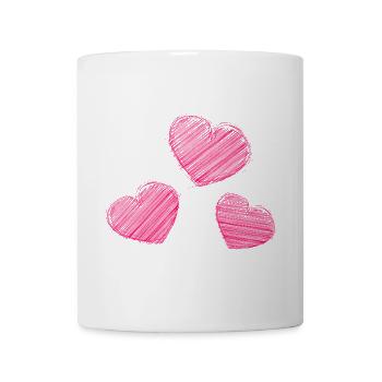 RUHESTAND. ALLES GUTE FÜR DEN RUHESTAND. ALLES GUTE FÜR DEN RUHESTAND. HERZ - Tasse - Weiß - Vorne