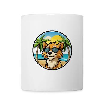 Grand Griffon Vendeen Hunderasse Cartoon Sonnenbrille - Tasse - Weiß - Vorne