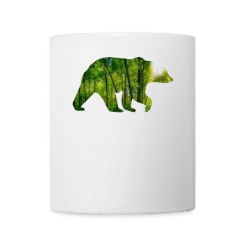 Brummiger Waldbär Wanderfreund - Tasse - Weiß - Vorne