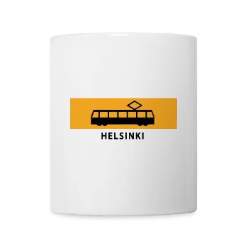 RATIKKA STOP HELSINKI T-Shirts und Geschenkartikel - Tasse - Weiß - Vorne