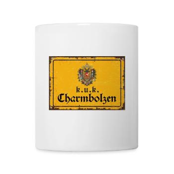 Vintage Österreich k.u.k. Charmbolzen - Tasse - Weiß - Vorne