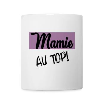 BONNE FÊTE MAMIE - Mug blanc - blanc - Devant