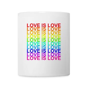 LOVE IS LOVE - Tasse - Weiß - Vorne