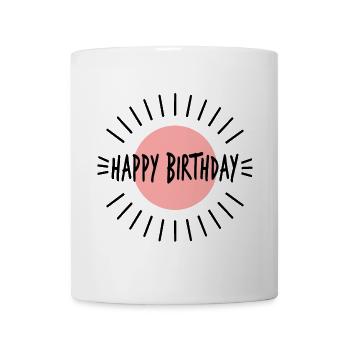 JAHRESTAG. ALLES GUTE ZUM GEBURTSTAG. ALLES GUTE ZUM GEBURTSTAG. - Tasse - Weiß - Vorne