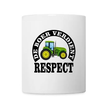 Landwirte verdienen Respekt - Tasse - Weiß - Vorne