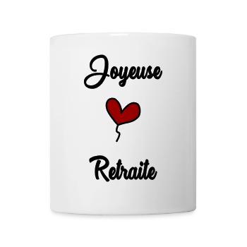 JOYEUSE RETRAITE - Mug blanc - blanc - Devant