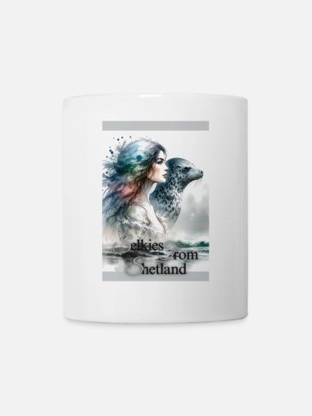 Selkies aus Shetland - Tasse - Weiß