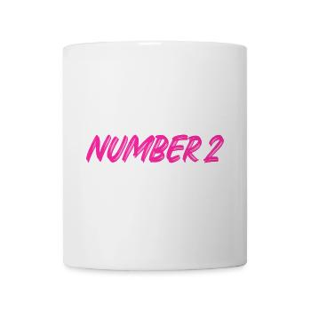 Number 2 - two - second - second - 2 - number 2 - Mug - white - Front