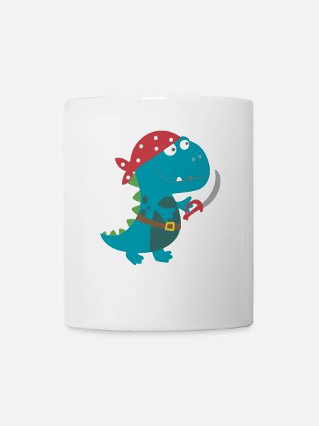 Dino Pirat costume de pirate costume Halloween Carnaval garçon - Mug blanc - blanc