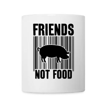 FRIENDS NOT FOOD VEGAN - Mug - white - Front