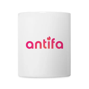 Antifa - It's a match! - Mug - white - Front