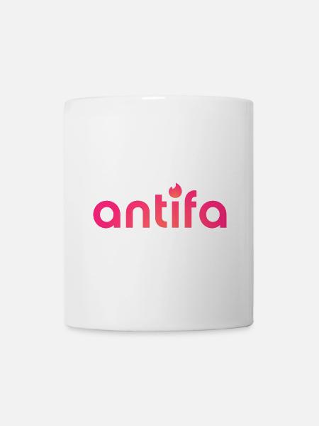Antifa - It's a match! - Mug - white