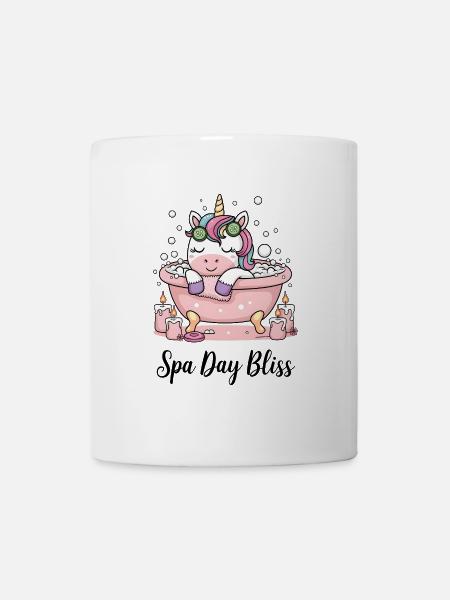 Journée au spa Bliss. - Mug blanc - blanc