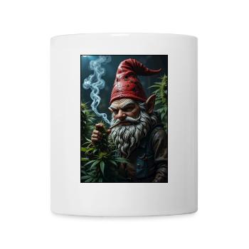 Rauchender Zwerg Albert - Tasse - Weiß - Vorne