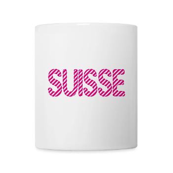 SUISSE. PAYS. GENEVE. HUMOUR. DRAPEAU. GENEVE - Mug blanc - blanc - Devant