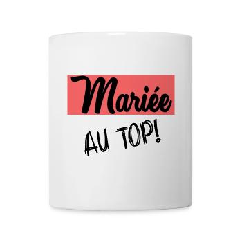 HOCHZEIT. ZUKÜNFTIGE BRAUT - Tasse - Weiß - Vorne