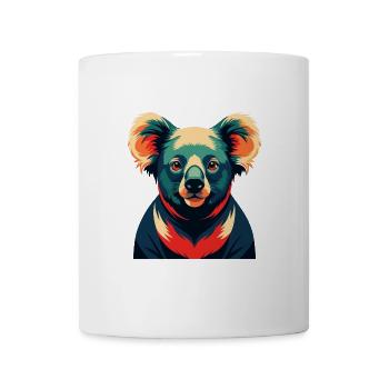 Koala Zeichentrickfigur Buntes Haustier Tier - Tasse - Weiß - Vorne