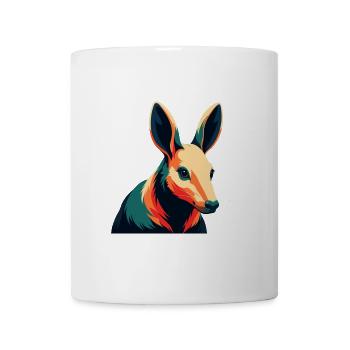 Aardvark Cartoon Character Colorful Pet Animal - Mug - white - Front