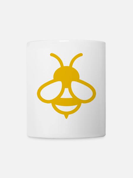 Comic Biene - Tasse - Weiß