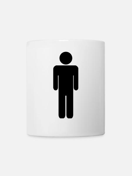 Mann - Tasse - Weiß
