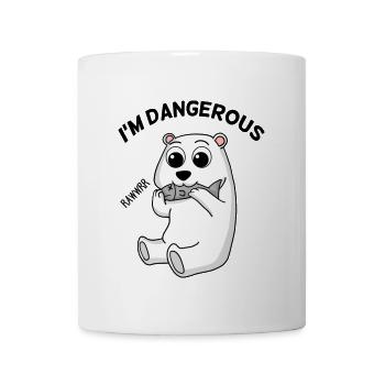 Baby Eisbär Polarbär Geschenk - Tasse - Weiß - Vorne