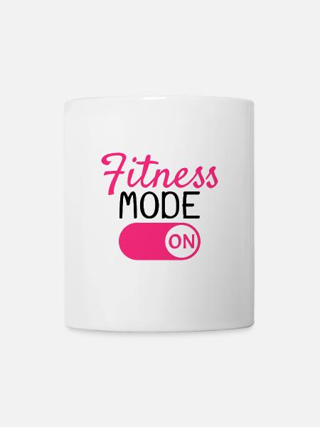 Fitness Modus An - Tasse - Weiß