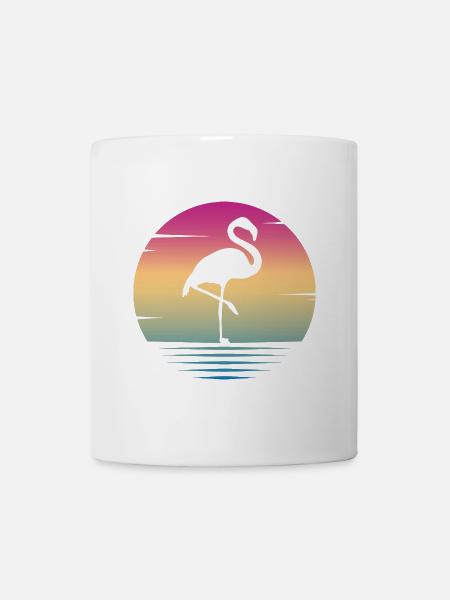Flamingo - Tasse - Weiß