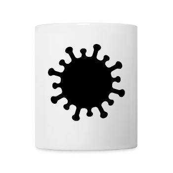 Corona-Virus-Symbol - Tasse - Weiß - Vorne