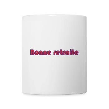 RETRAITE. RETRAITE. RETRAITEE. RETRAITE - Mug blanc - blanc - Devant