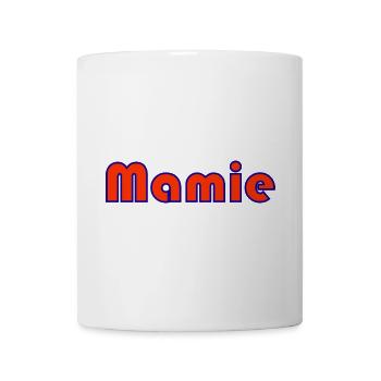 MAMA. MUTTERTAG. SCHÖNEN MUTTERTAG. ICH LIEBE DICH - Tasse - Weiß - Vorne