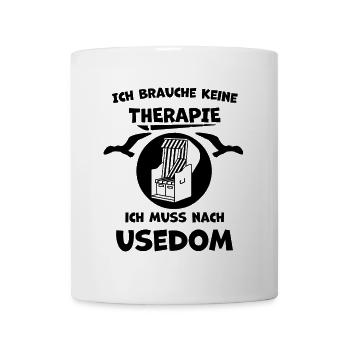 Usedom – Urlaub & Erinnerungen - Tasse - Weiß - Vorne