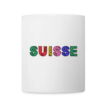 SUISSE. PAYS. GENEVE. HUMOUR. DRAPEAU. GENEVE - Mug blanc - blanc - Devant
