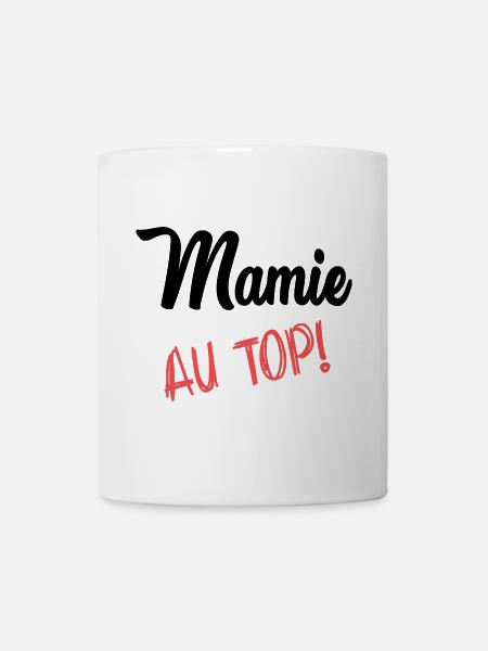 MAMIE. FÊTE DES MÈRES. BONNE FÊTE MAMIE - Mug blanc - blanc