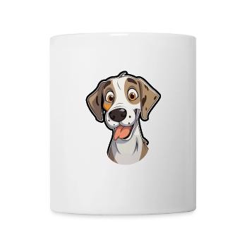 Alano Español Hunderasse Cartoon Kawaii Illustratio - Tasse - Weiß - Vorne