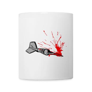 Dart Shot - Tasse - Weiß - Vorne
