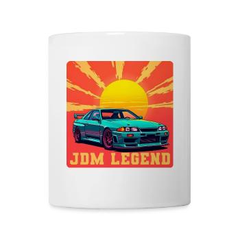 JDM Legend Sonnenaufgang - Tasse - Weiß - Vorne
