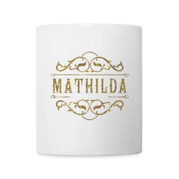 Mathilda gold - Tasse - Weiß - Vorne