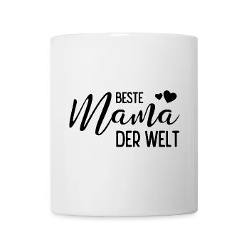 Beste Mama der Welt - Tasse - Weiß - Vorne