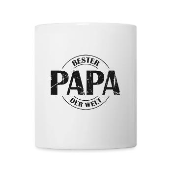 Bester Papa der Welt - Tasse - Weiß - Vorne