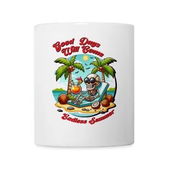 Gute Tage im Sommer - Tasse - Weiß - Vorne