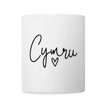 Cymru Calon Wales Heart - Mug - white - Front