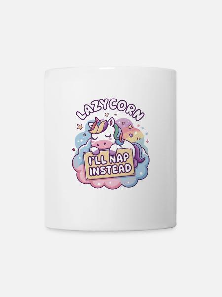 Faulpelz: Ich mache stattdessen ein Nickerchen - Tasse - Weiß