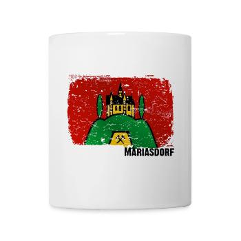 le bourg de Mariasdorf dans le sud du Burgenland - Mug blanc - blanc - Devant